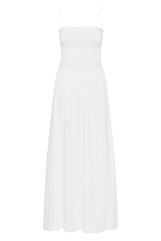 Geriba Midi Dress White