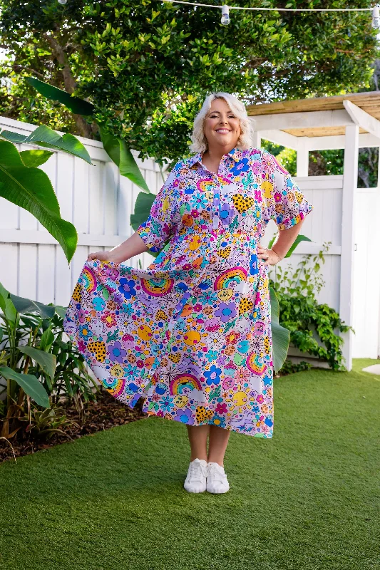 Maddy Dress in Happy Place by Kasey Rainbow