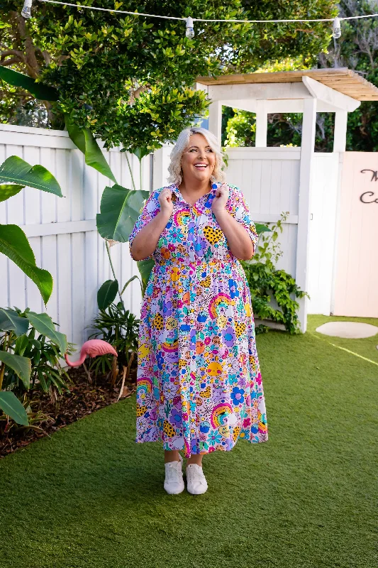 Maddy Dress in Happy Place by Kasey Rainbow