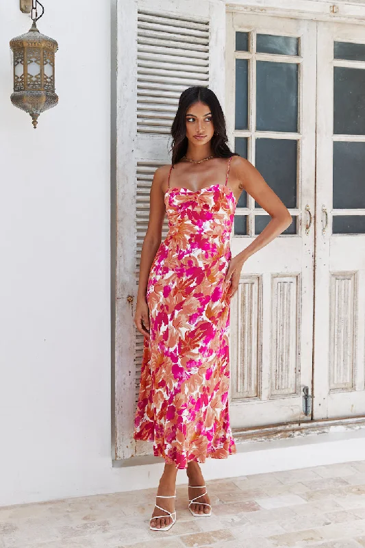 Bring Out Fun Maxi Dress Print