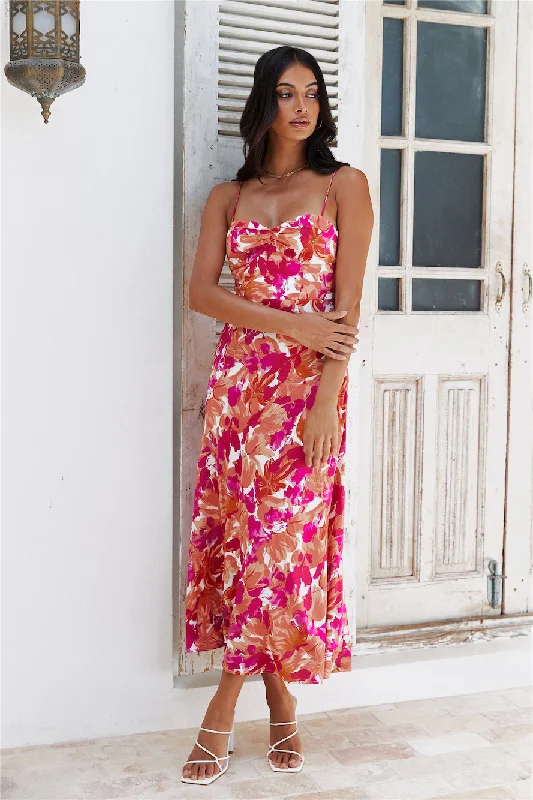 Bring Out Fun Maxi Dress Print