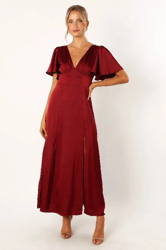 Casper Maxi Dress - Wine