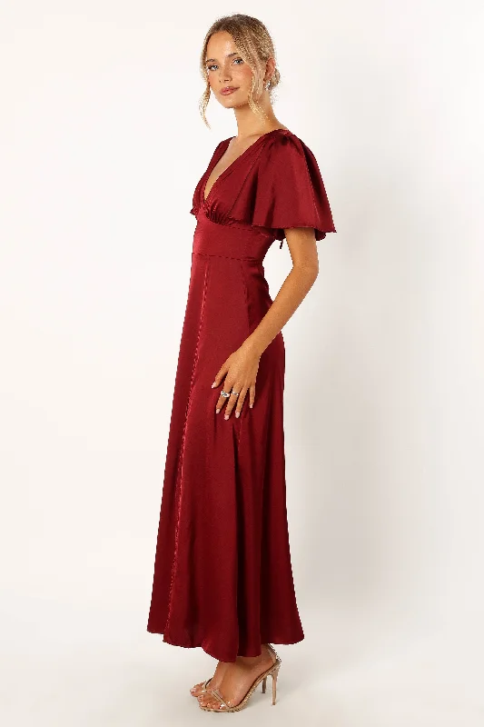 Casper Maxi Dress - Wine