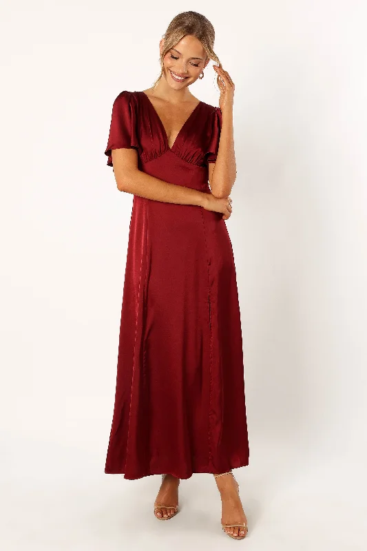 Casper Maxi Dress - Wine