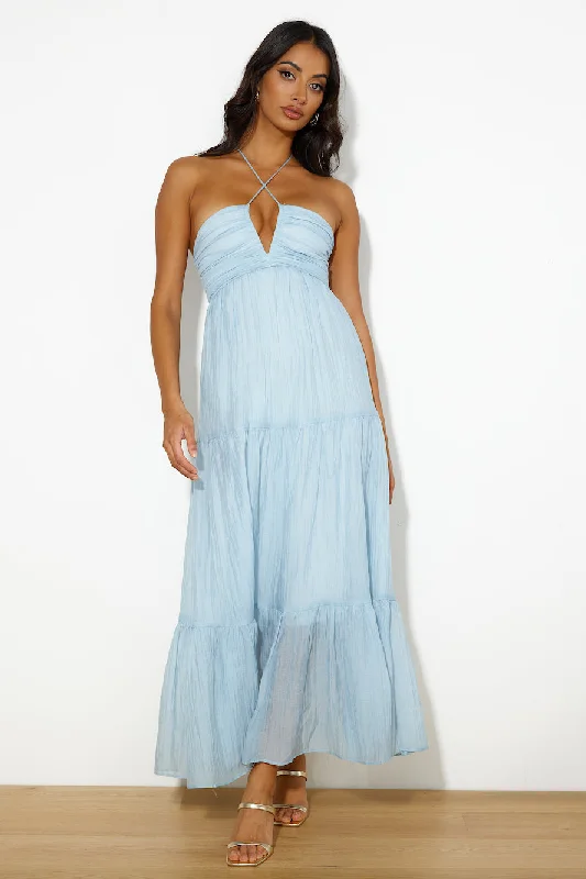 Feeling Fresh Maxi Dress Blue