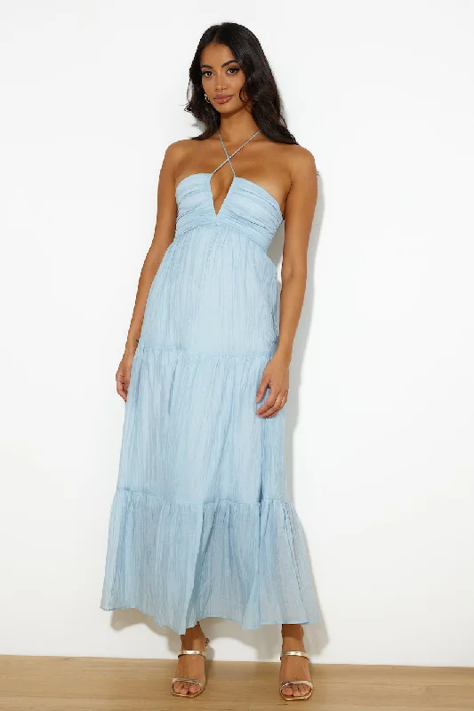 Feeling Fresh Maxi Dress Blue