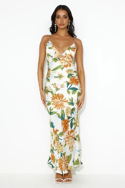 Her Own Skin Maxi Dress White