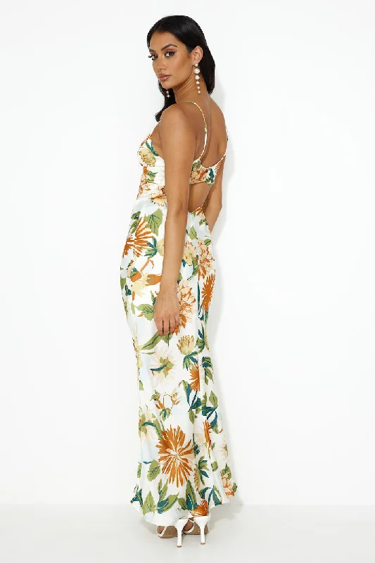 Her Own Skin Maxi Dress White