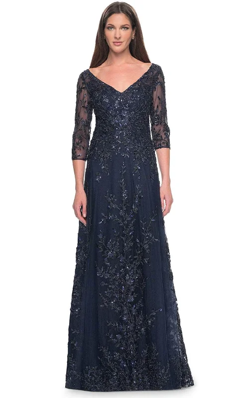 La Femme 31719 - Lace Sequin Formal Dress