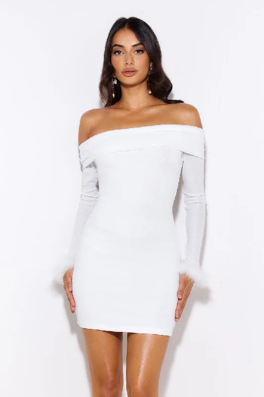 Need Main Style Mini Dress White