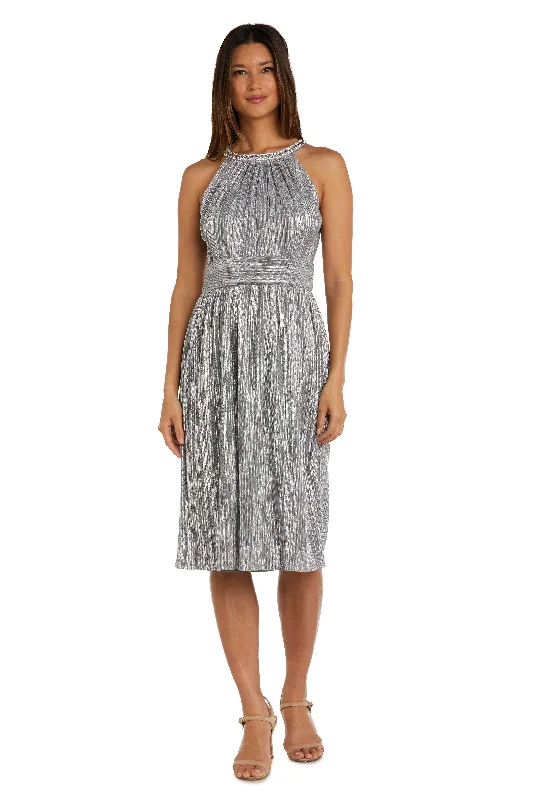 R&M Richards 2748 Short Halter Cocktail Dress