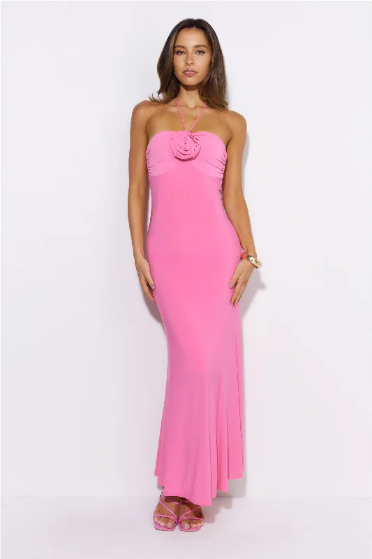 Simply Gorgeous Maxi Dress Pink