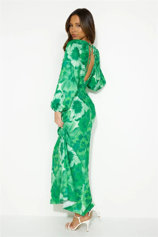 Vivid Soul Maxi Dress Green