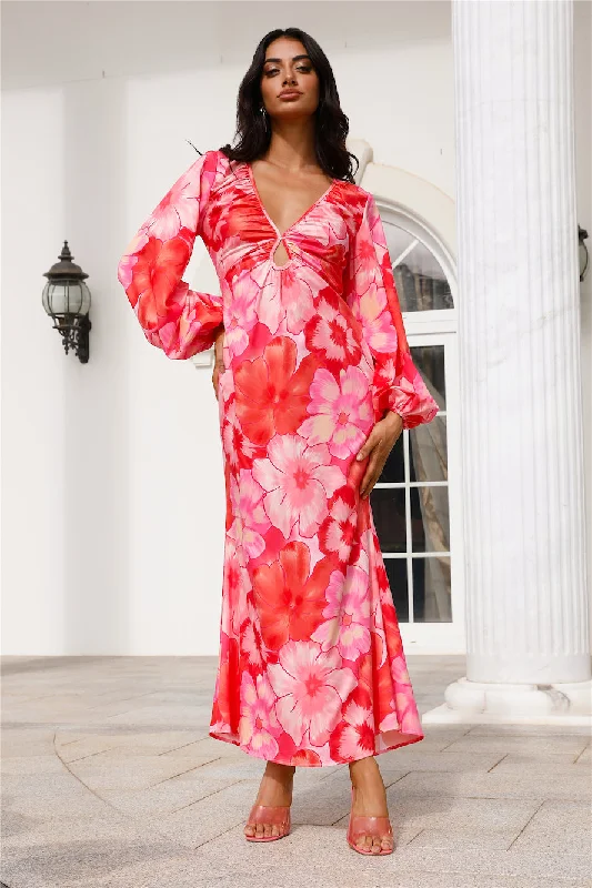 Vivid Soul Maxi Dress Pink