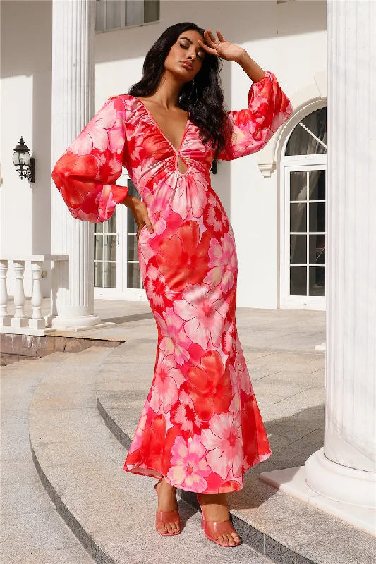 Vivid Soul Maxi Dress Pink