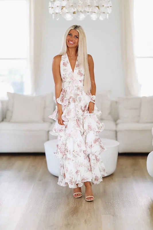 Wondering Ways Maxi Dress - Ivory