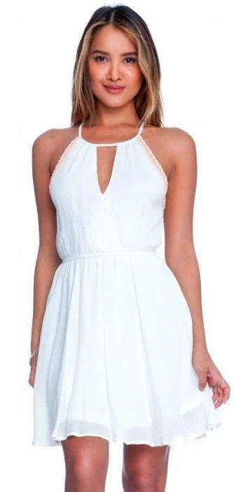 You Are Unwritten White Skater Dress