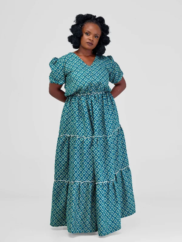 Afafla Lola Antilles Dress - Green