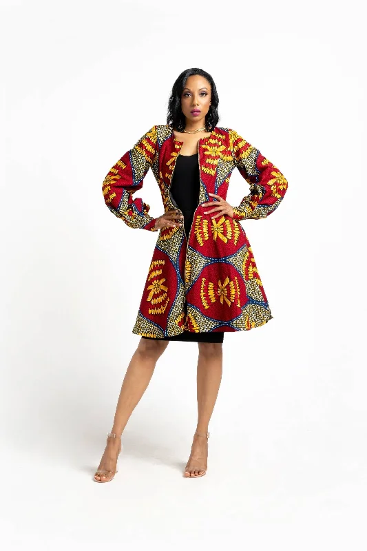 Agara African Print Women's Dress