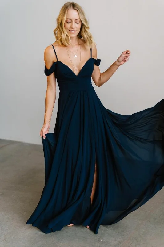 Bianca Lace Maxi Dress | Navy