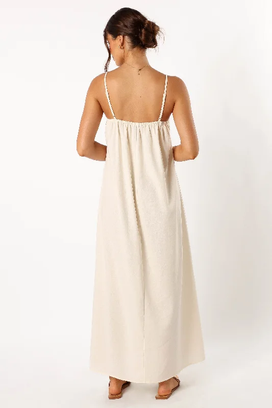 Brianna Maxi Dress - Cream