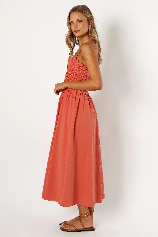 Jaden Maxi Dress - Apricot