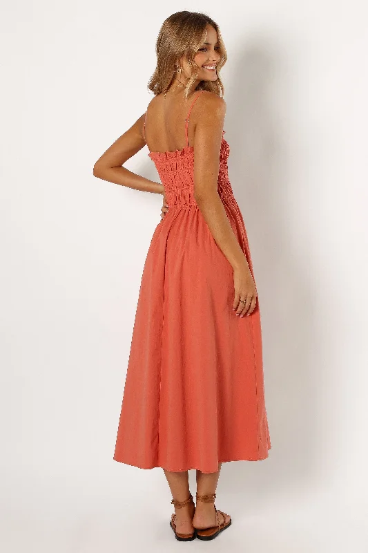 Jaden Maxi Dress - Apricot