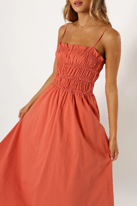 Jaden Maxi Dress - Apricot