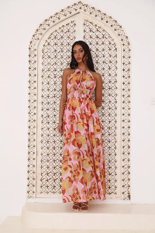 Make It Loud Maxi Dress Pink