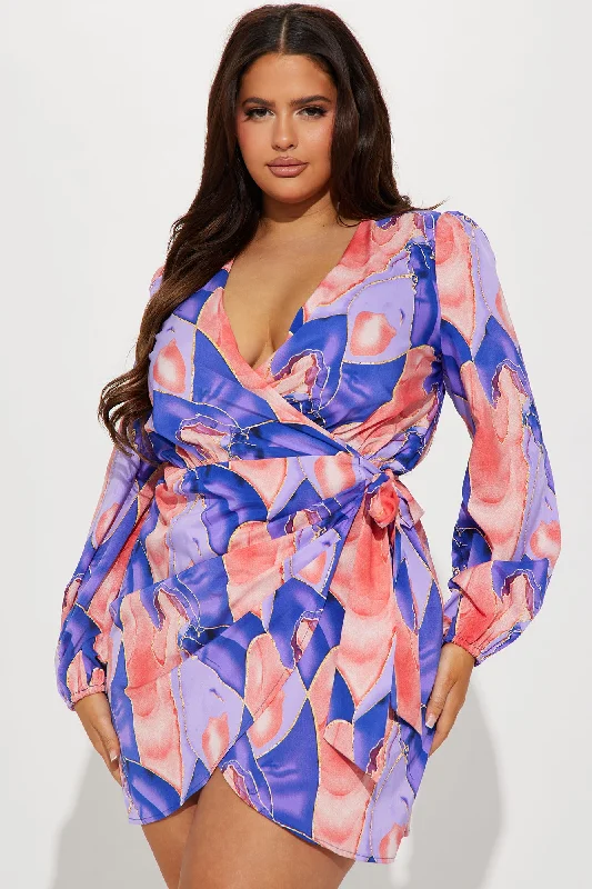 Mira Mini Dress - Purple