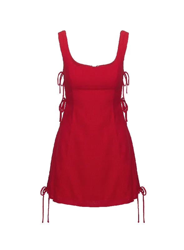 Play It Again Mini Dress Red