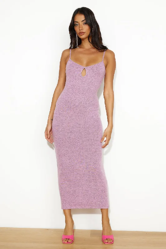 Summer In The Winter Maxi Dress Purple