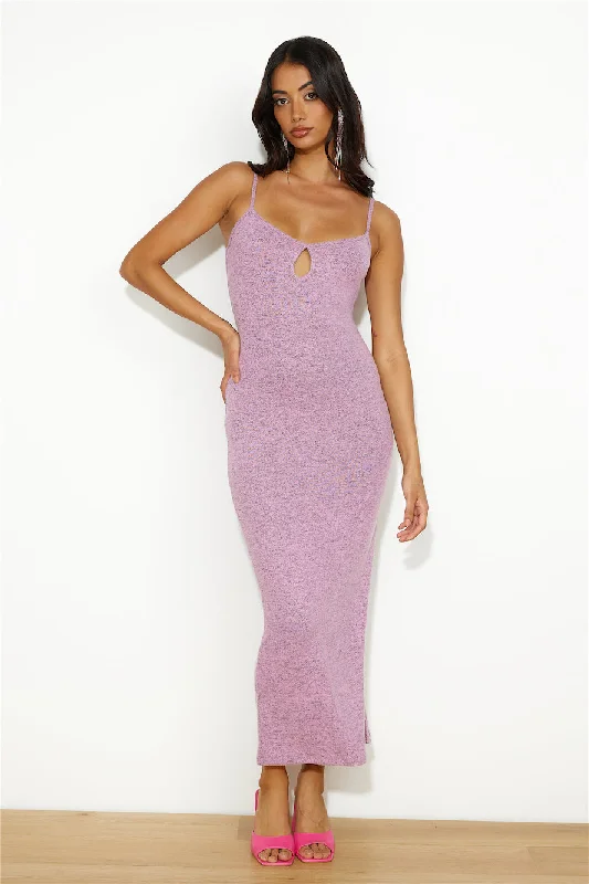 Summer In The Winter Maxi Dress Purple