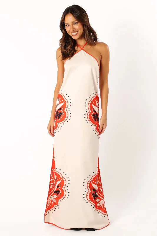 Western Maxi Dress - Sand Jaffa