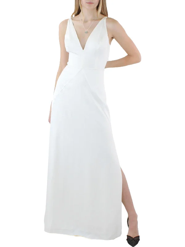 Womens Wedding Sleeveless Evening Dress