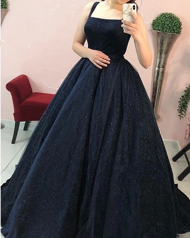 Ball Gown Sequin Dresses Prom Spaghetti Straps