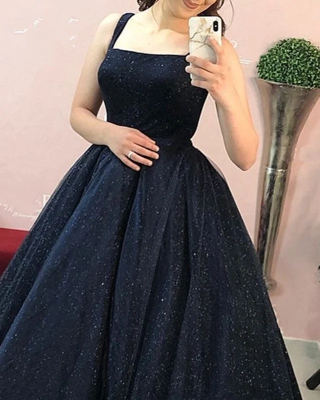 Ball Gown Sequin Dresses Prom Spaghetti Straps