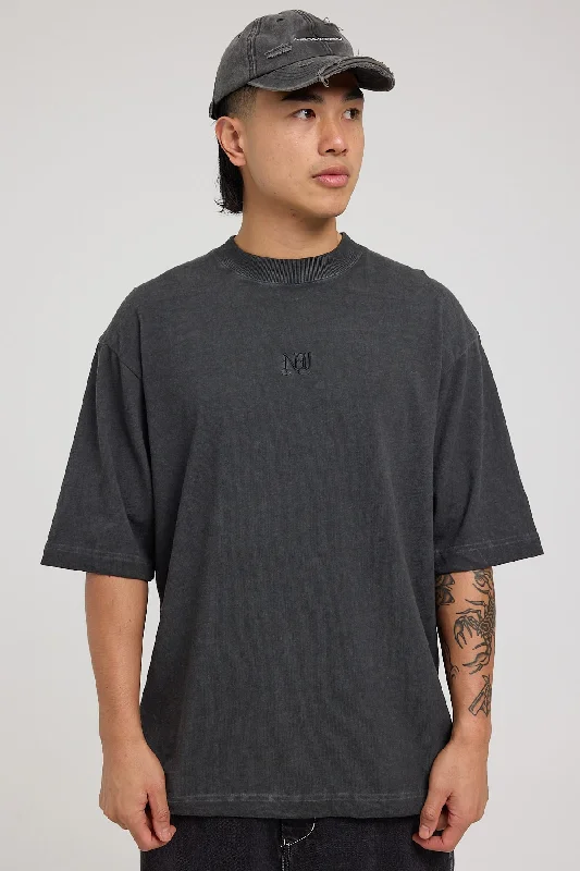 Neovision Monogram Street Super Heavy Tee Pigment Black