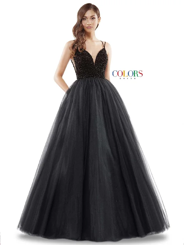 Shop the Hottest Deals!Colors 2382 Colors Long Formal Beaded Prom Dress
