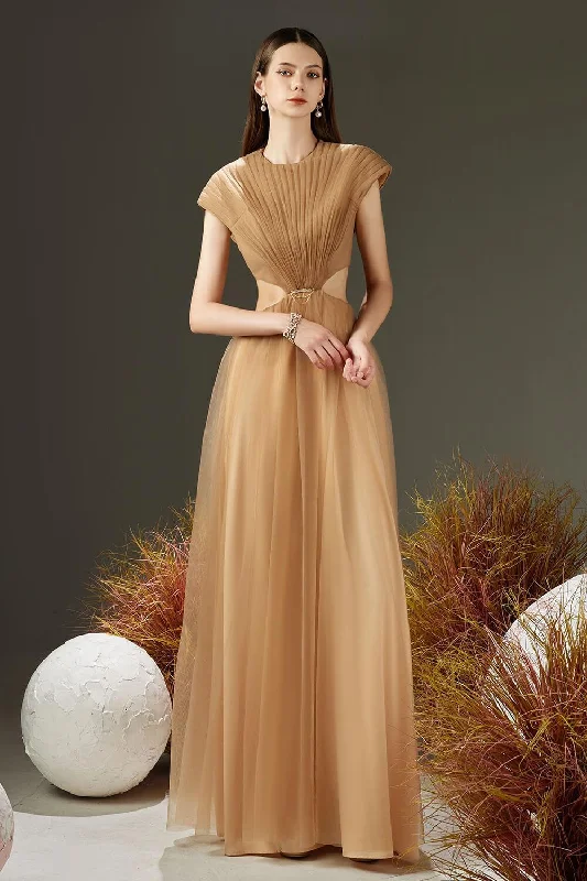 Today Only – Don’t Miss It!Jensen Pleated Cut-Out Organza Maxi Dress