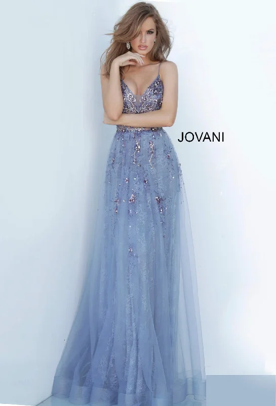 Save More When You Shop More!Jovani 2526 Long Spaghetti Strap Prom Gown