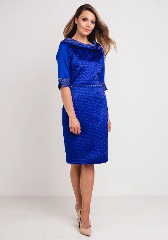 Limited Deals, Unlimited Savings!Lizabella Textured Satin Pencil Dress, Royal Purple