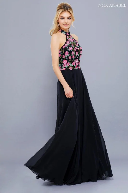 Save Like Never Before!Long Halter Formal Dress Sale