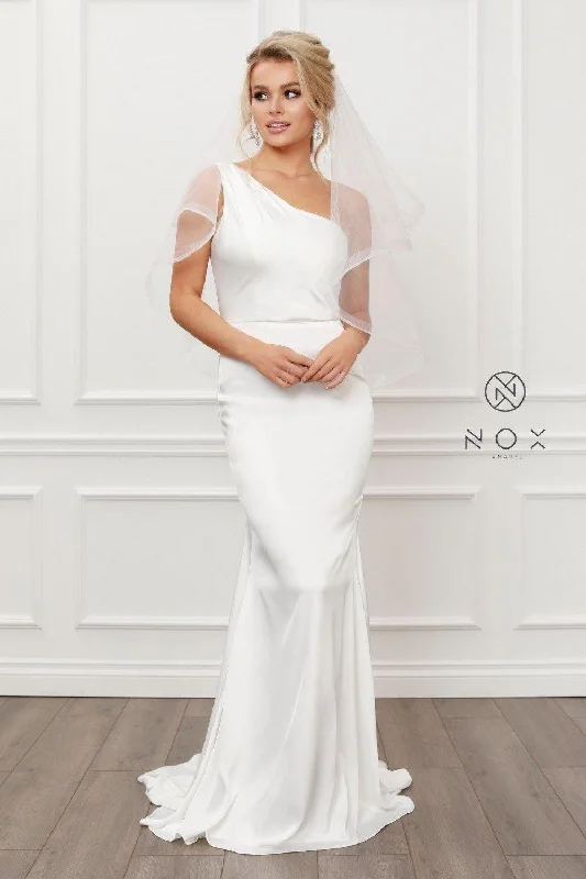 Limited Edition, Limited Price!Long Off Shoulder Wedding Dress Sale