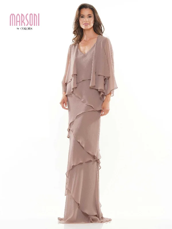 Crazy Discounts Inside!Marsoni Two Piece Ruffle Long Lace Dress 309