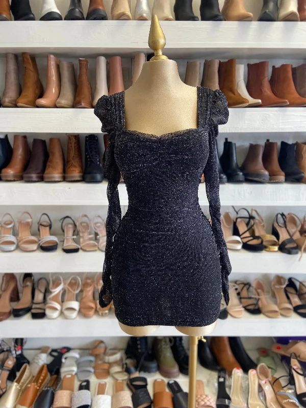 Buy More, Pay Less!Ruched Sleeve Mini Dress