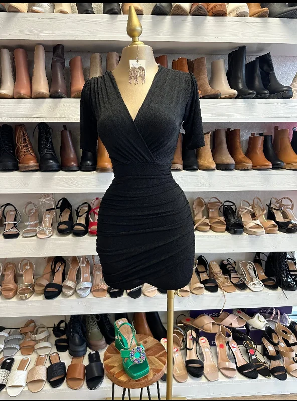 Snag the Best Prices Now!V Neck Mini Dress