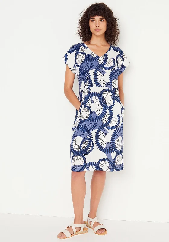 Your Exclusive Offer Awaits!White Stuff Larna Printed Linen Dress, Blue & White