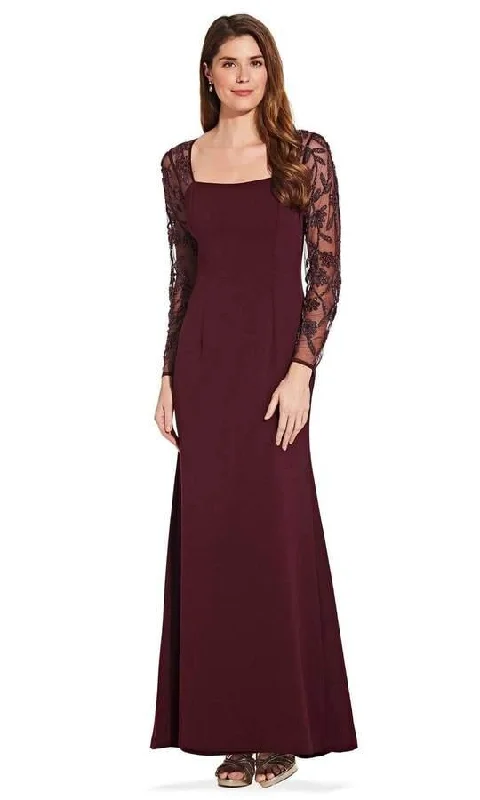 The Sale You’ve Been Waiting For!Adrianna Papell AP1E206039 Long Sleeve Trumpet Gown