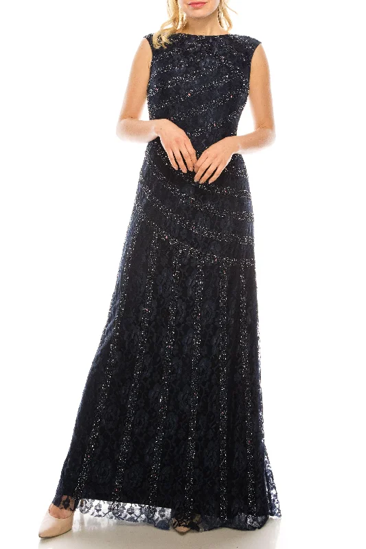 Everything Must Go!Aidan Mattox Long Cap Sleeve Formal Gown 054471850